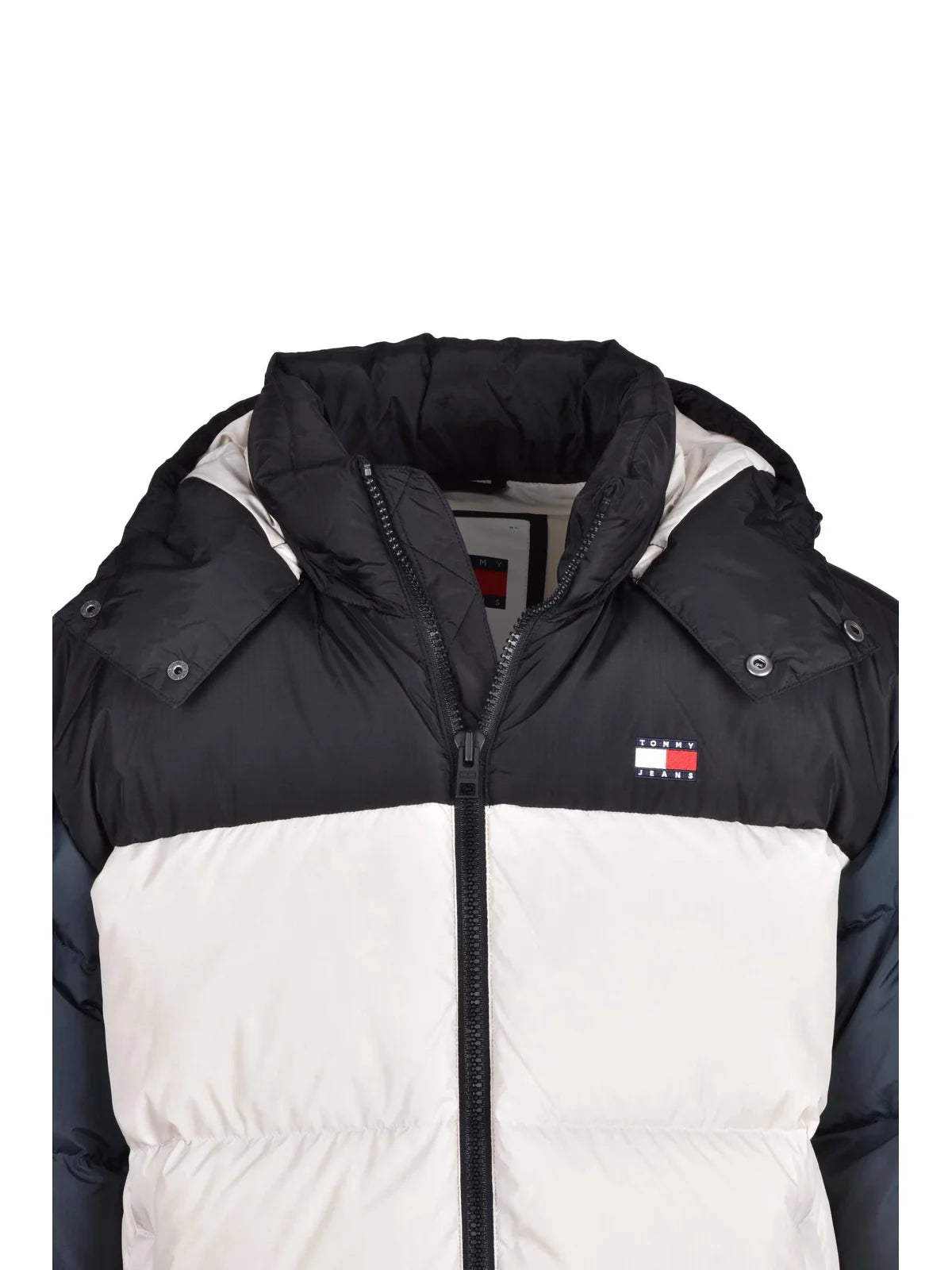 Tommy Jeans Piumino Bicolore - Nero/Bianco