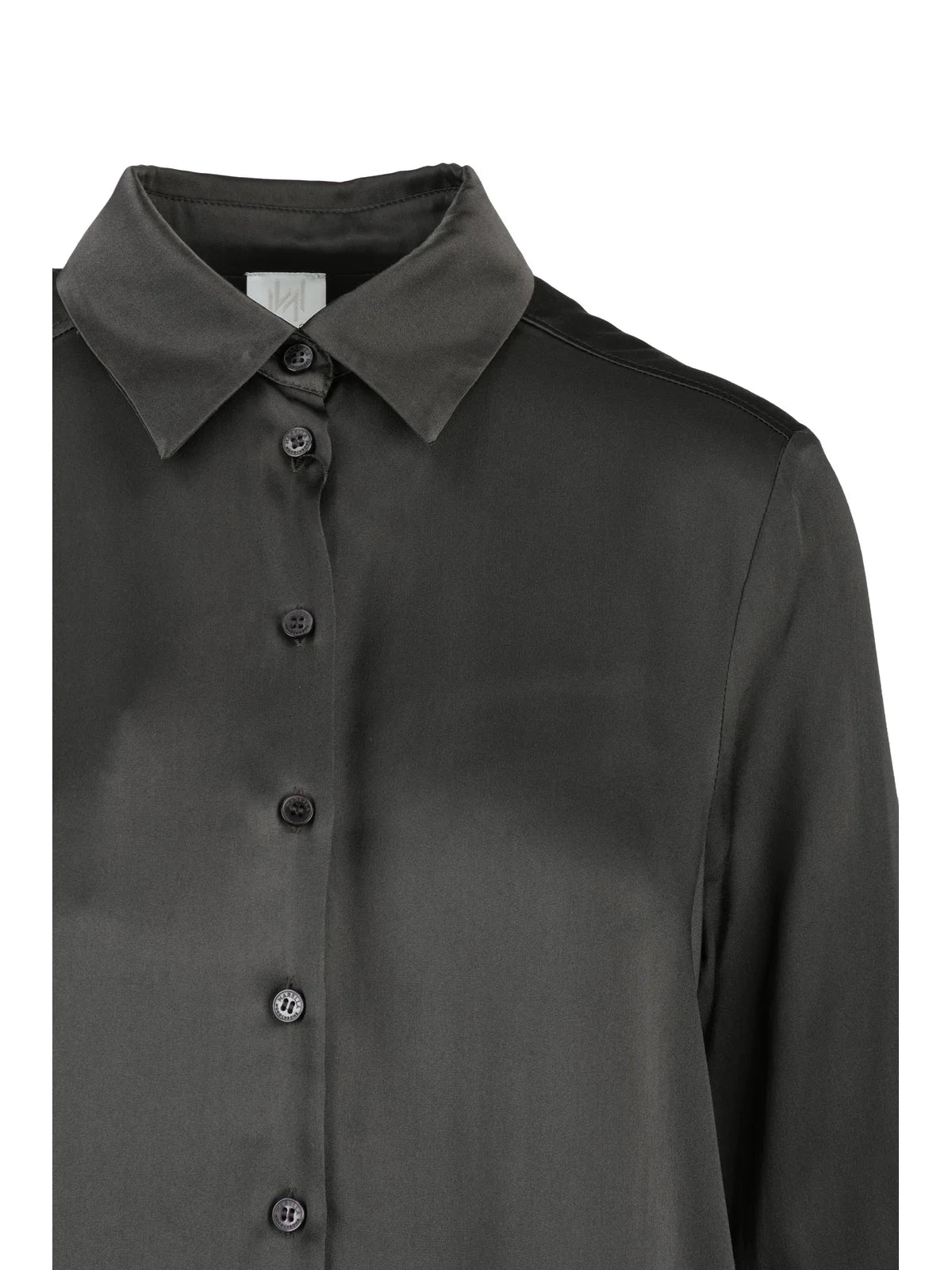 Marella Monochrome Camicia in Acetato e Seta - Marrone