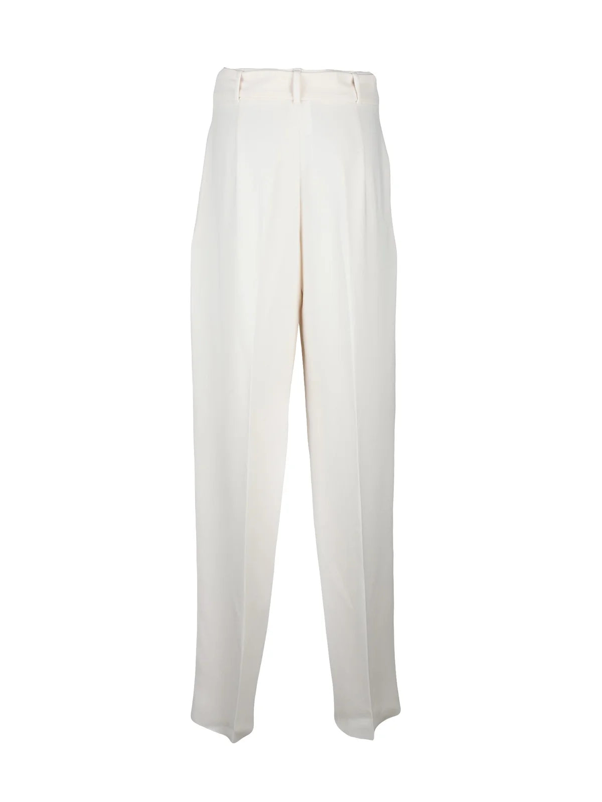 Max Mara Studio Pantaloni Latina Vita Alta - Bianco