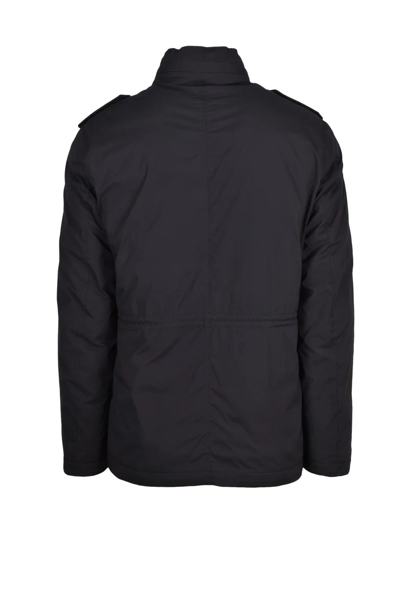 Mixture Piumino con Cappuccio Estraibile - Nero