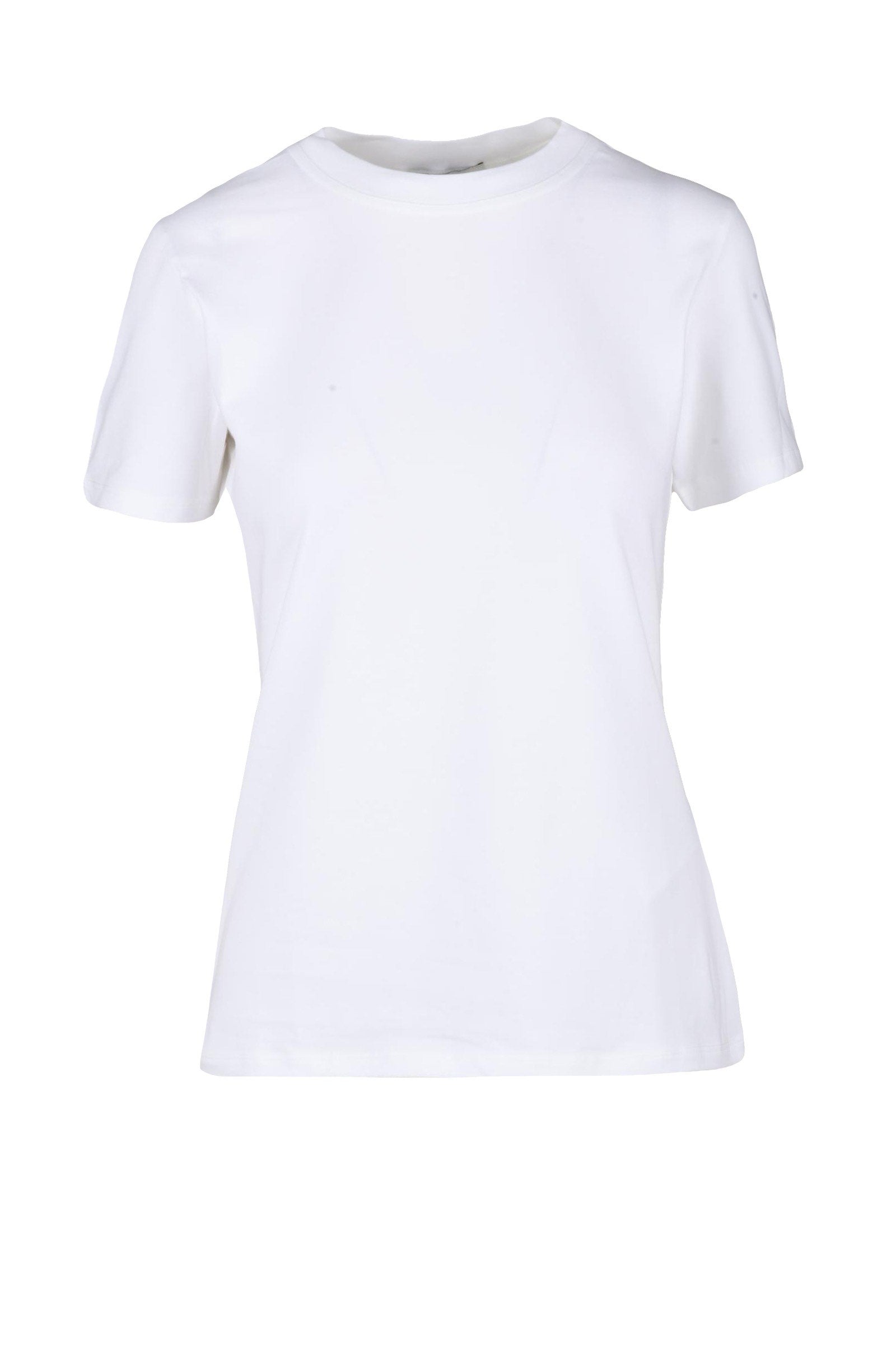 Sportmax T-shirt Girocollo Stretch - Bianco