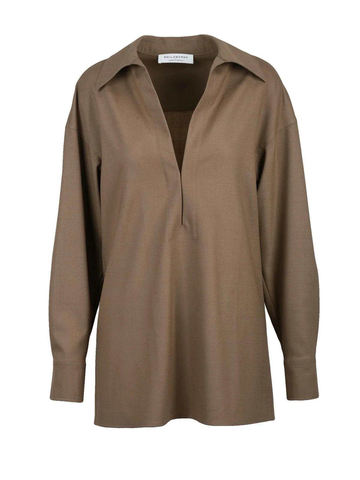 Philosophy Di Lorenzo Serafini Camicia Donna - Marrone