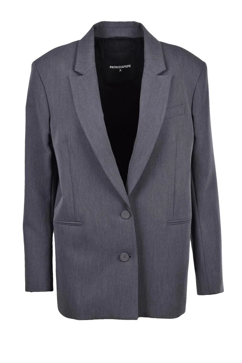 Patrizia Pepe Giacca Over - Grigio