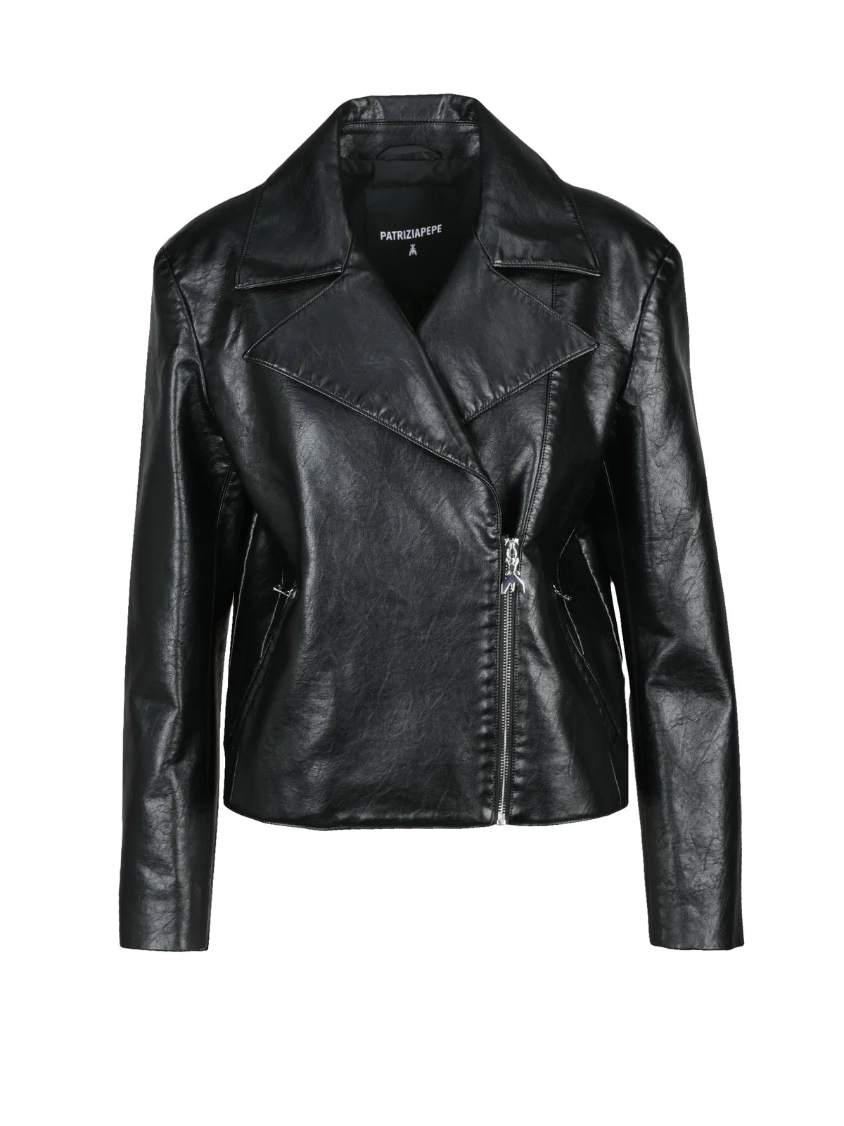 Patrizia Pepe Cappotto Chiodo - Nero