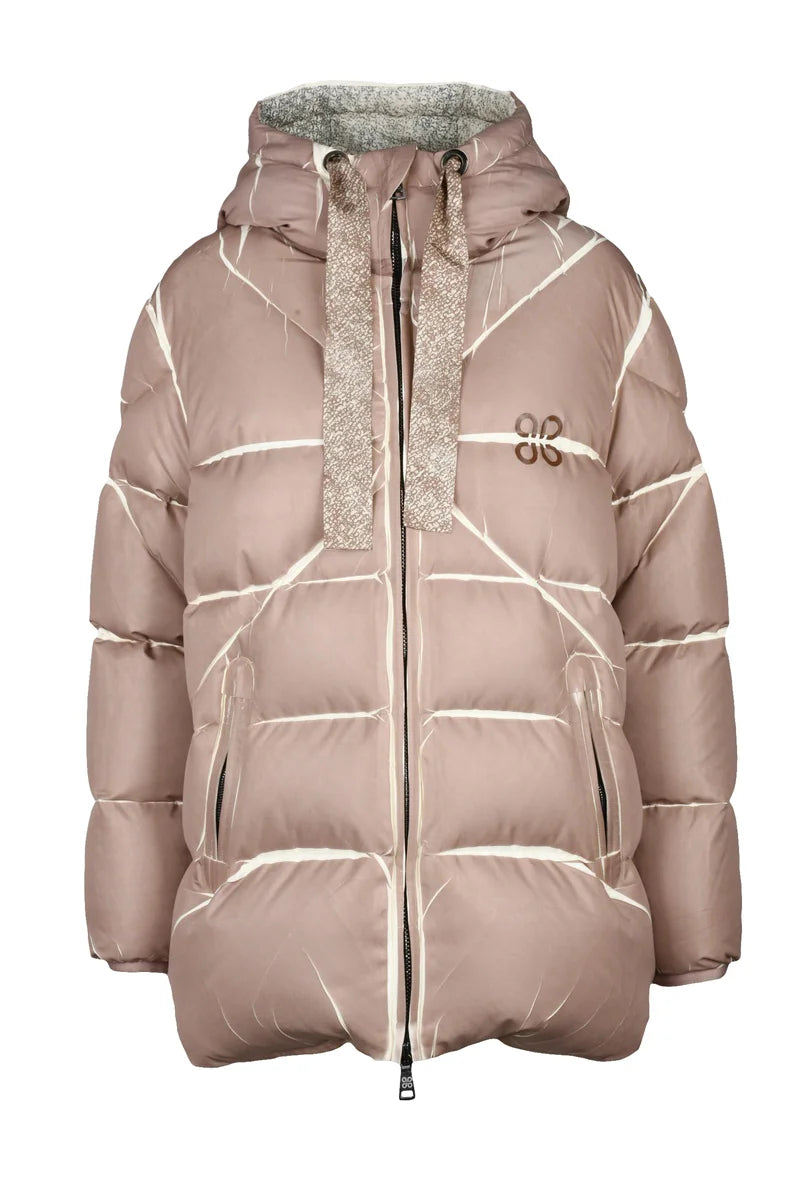 Plus Piumino Patty con Zip - Beige
