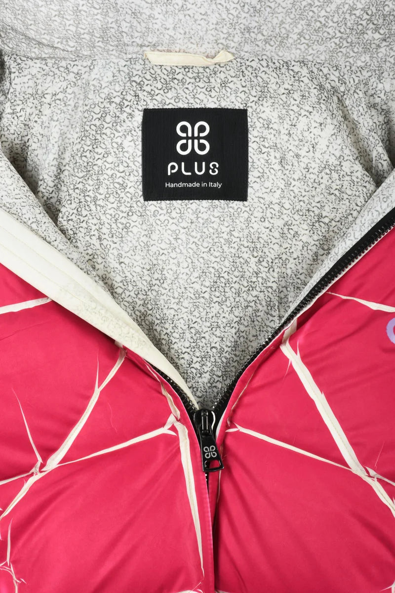 Plus Piumino con Zip - Fucsia