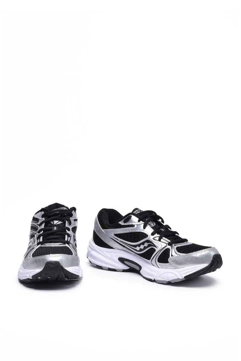Saucony Sneakers Tessuto e Gomma - Nero/Argento