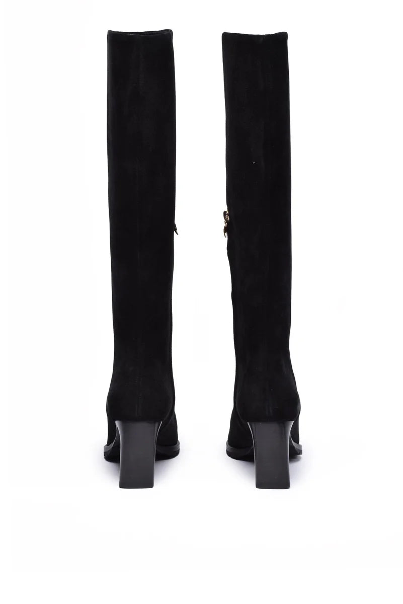 Skorpios Stivali Donna Suede - Nero