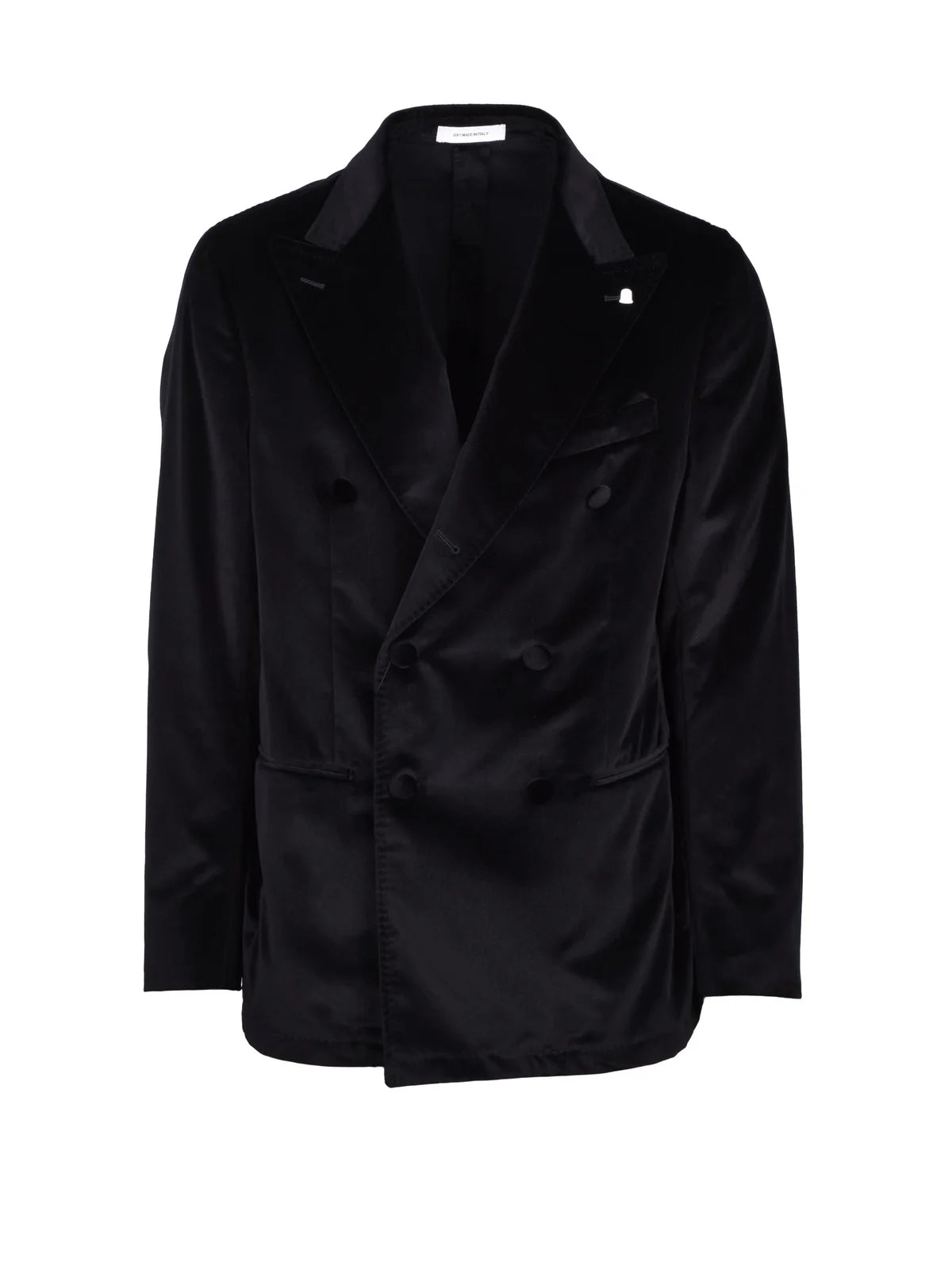 Sartoria Latorre Giacca Velluto Doppiopetto - Nero