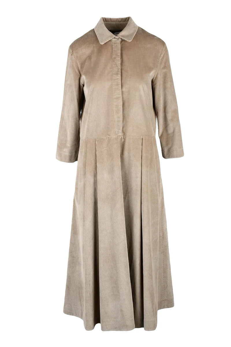 's Max Mara Abito Vanessa Velluto - Beige