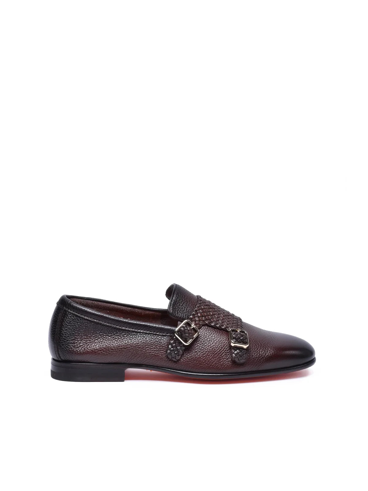 Santoni Mocassino con Fibbie - Marrone