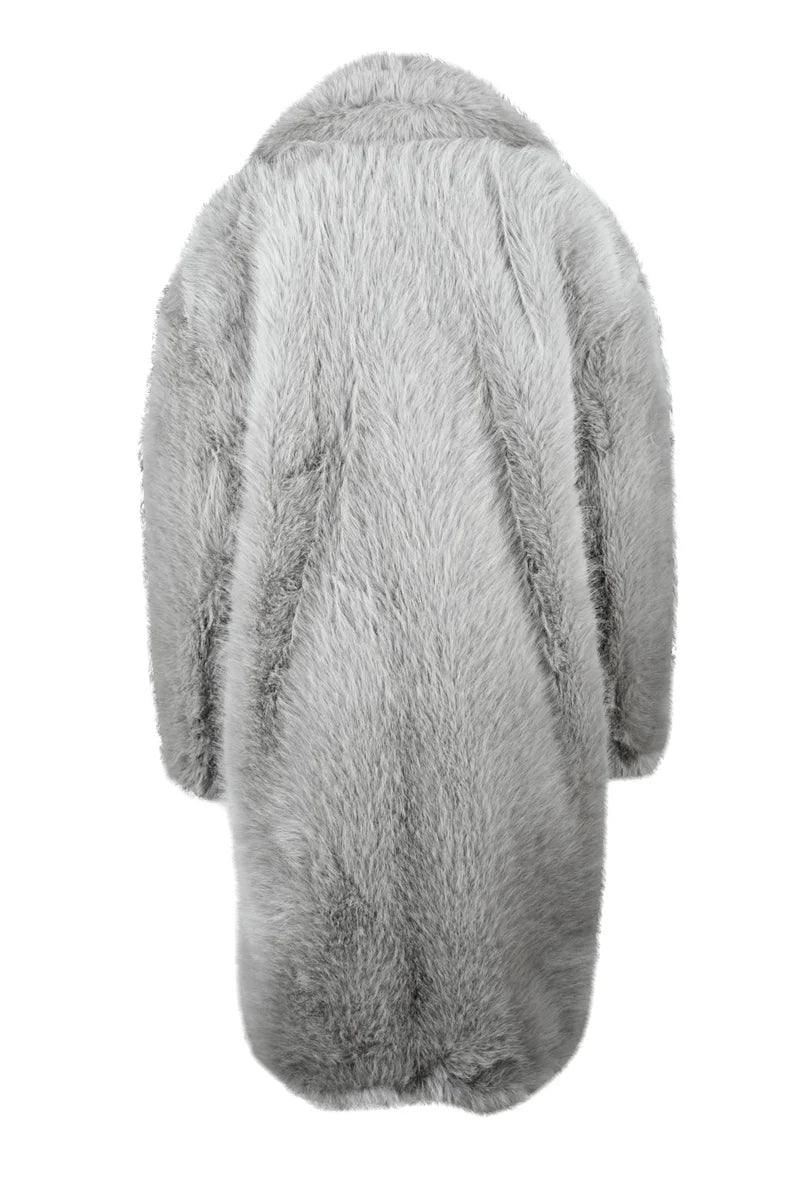 Sportmax Ecopelliccia Manico - Grigio