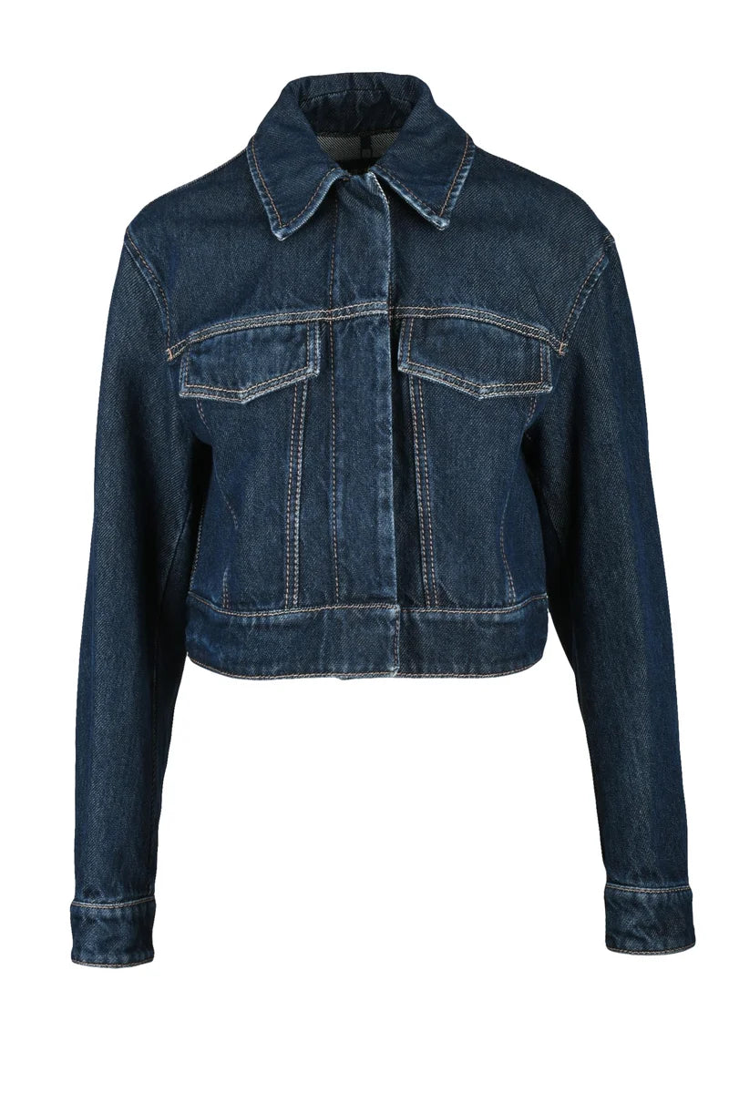 Sportmax Giubbotto Bormio Denim - Blu