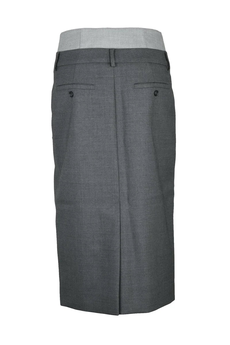 Sportmax Gonna Longuette Alceste - Nero