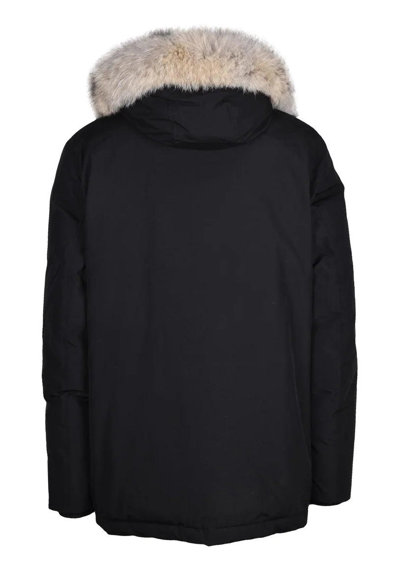 Woolrich Giaccone Arctic Detachable Piuma - Nero