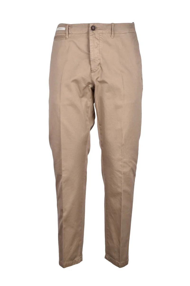Ychai Pantaloni Cotone - Marrone