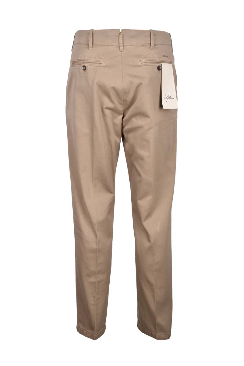 Ychai Pantaloni Cotone - Marrone