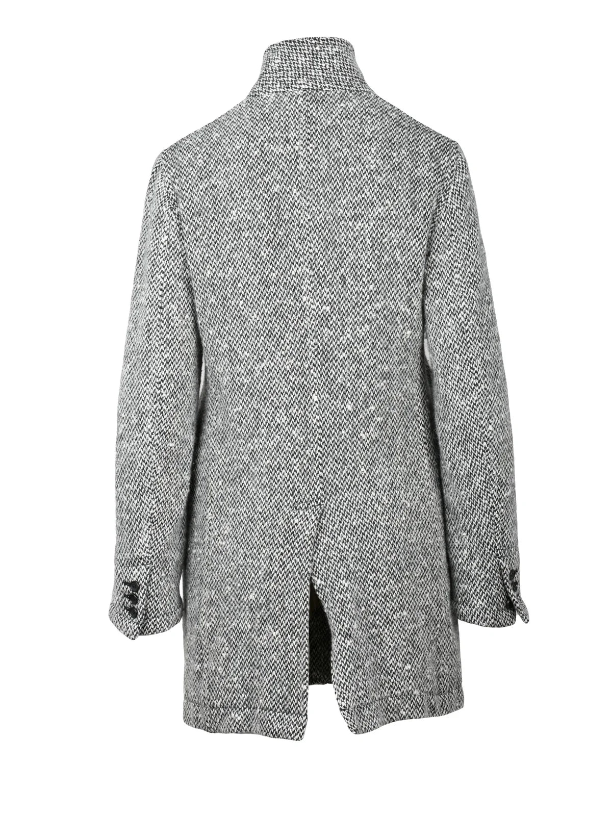 Black Comme Des Garçons Cappotto Donna - Nero/Bianco