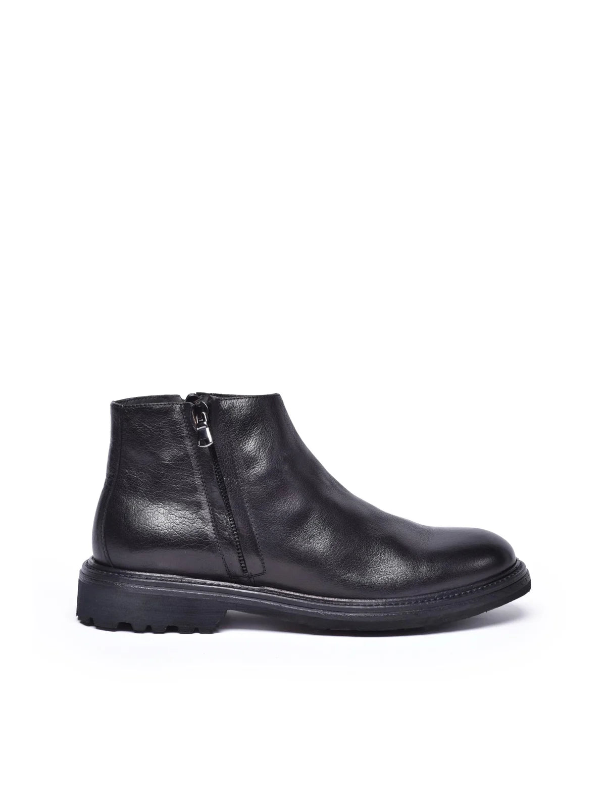 Migliore Stivaletto Pelle Nero Zip