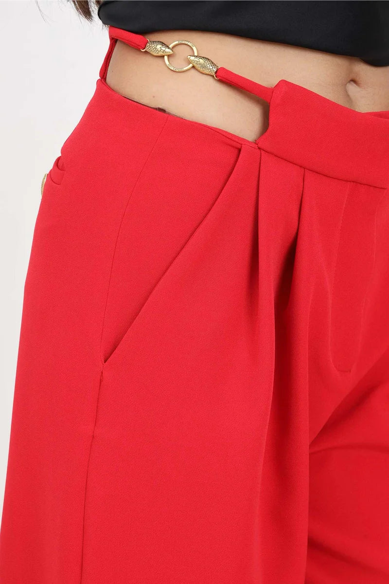 Just Cavalli Pantalone Vita Alta - Giallo