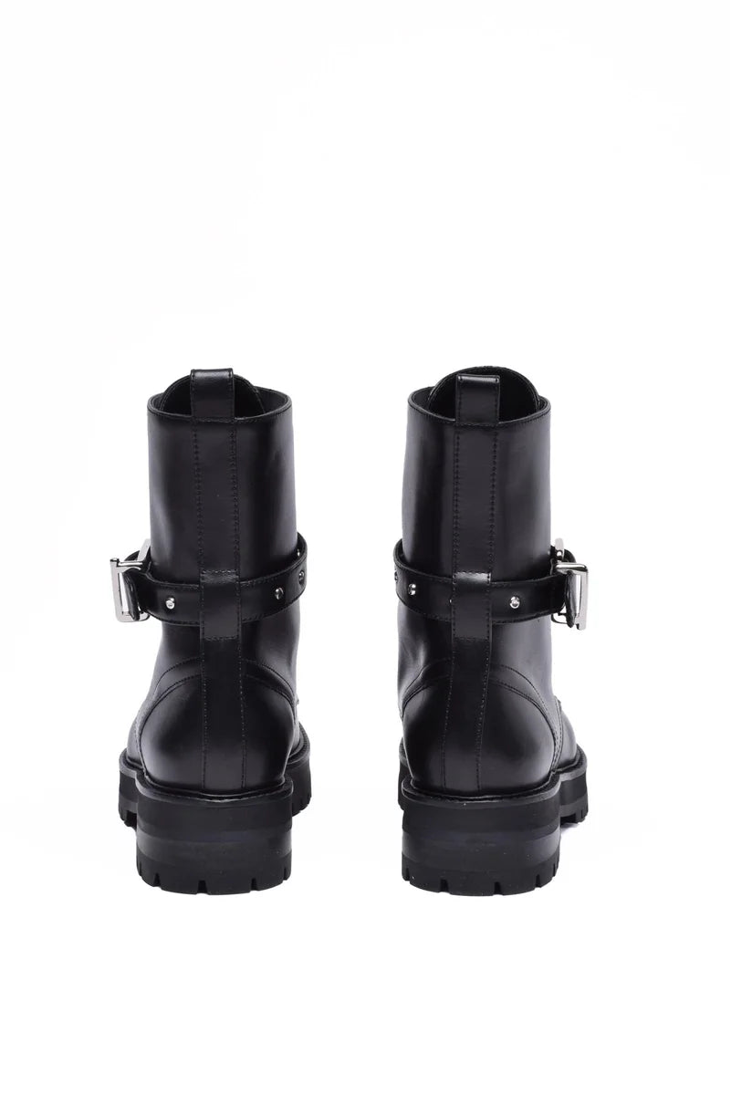 Dondup Leather Amphibian - Black