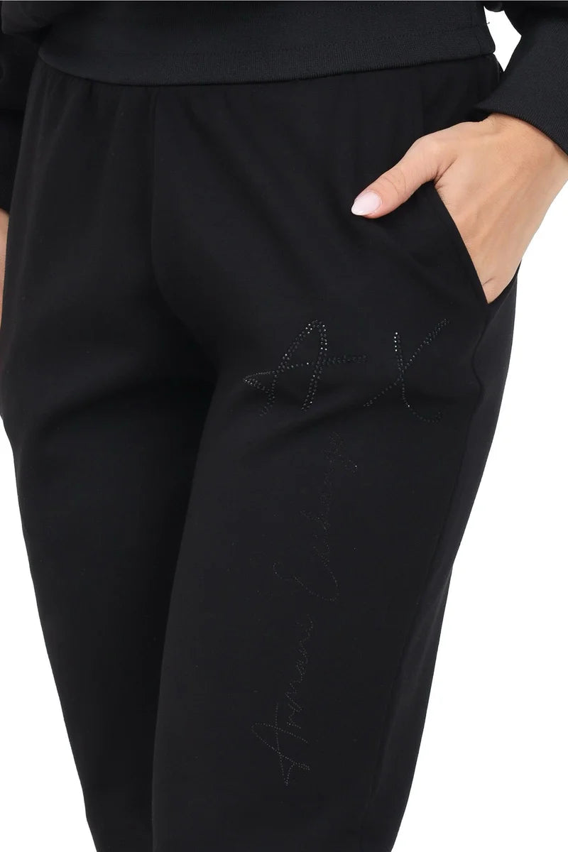Armani Exchange Tuta Stretch - Nero
