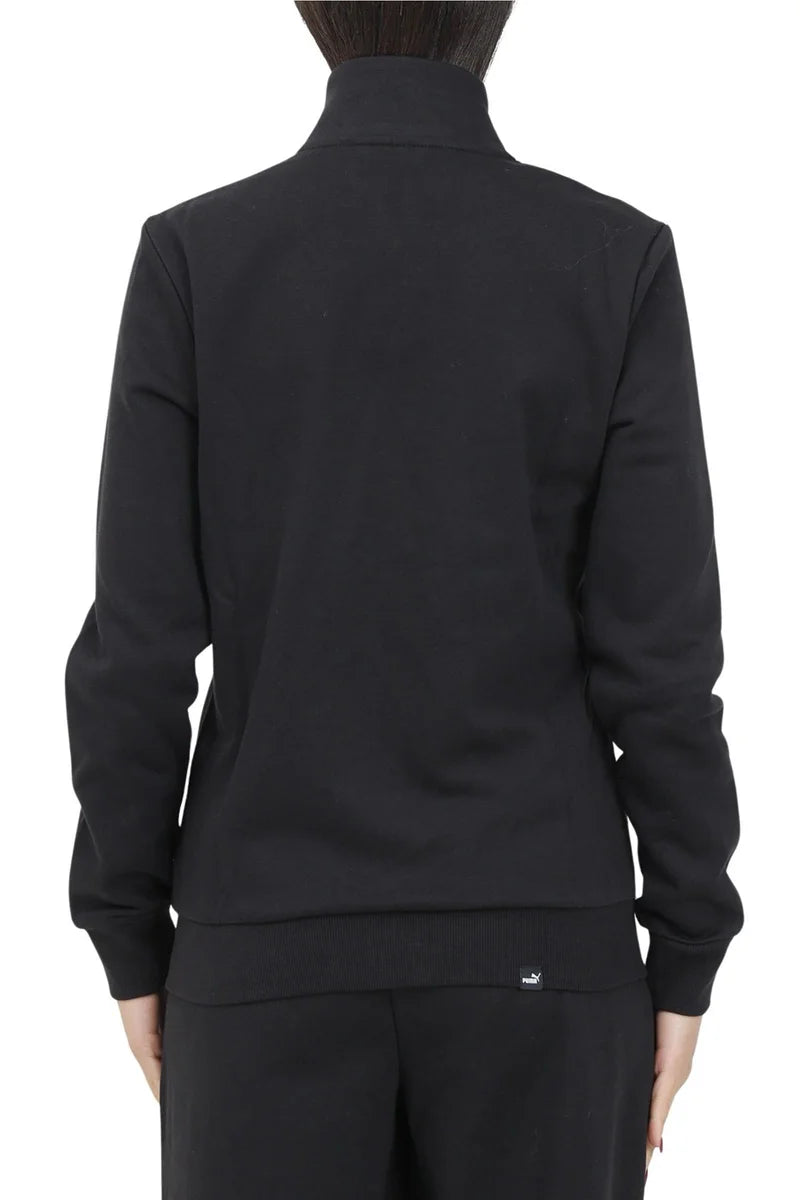 Puma Cotton/Polyester Full-Zip Sweatshirt - Black