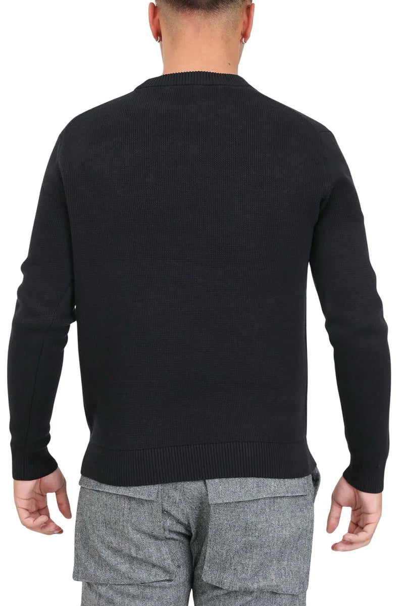 Selected Maglione Uomo Girocollo - Nero