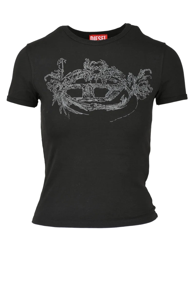 Diesel T-shirt Corta - Nero