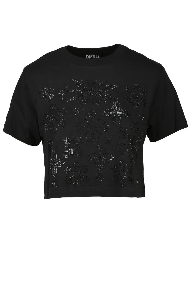 Diesel T-shirt Cotone - Nero