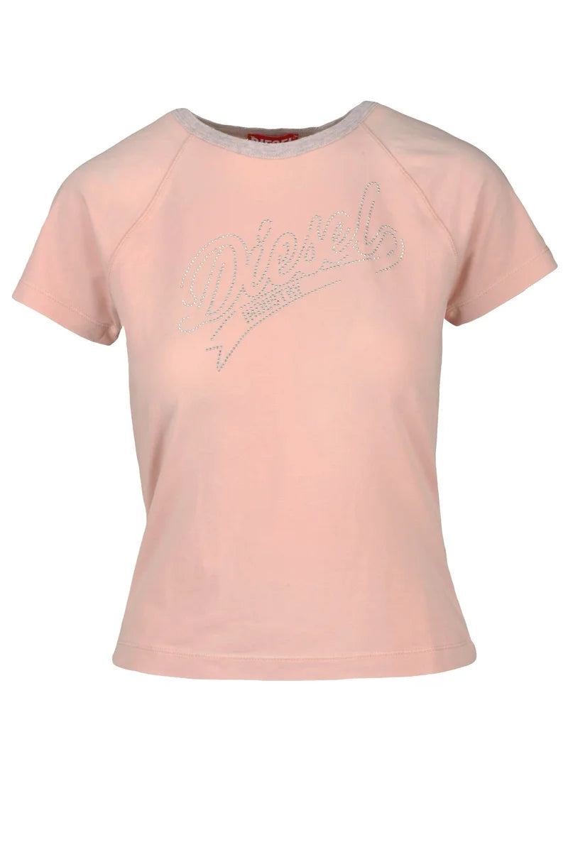 Diesel T-shirt Donna Stretch - Rosa