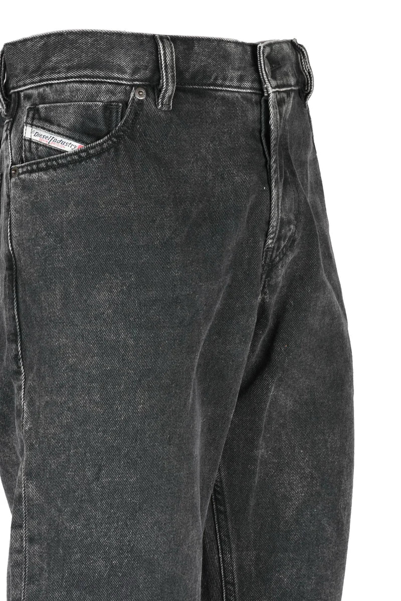 Diesel Jeans Straight Leg - Nero