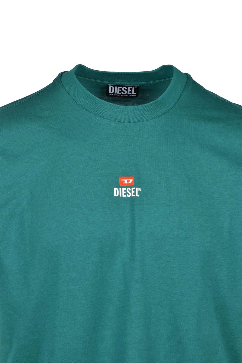 Diesel T-shirt Girocollo - Verde