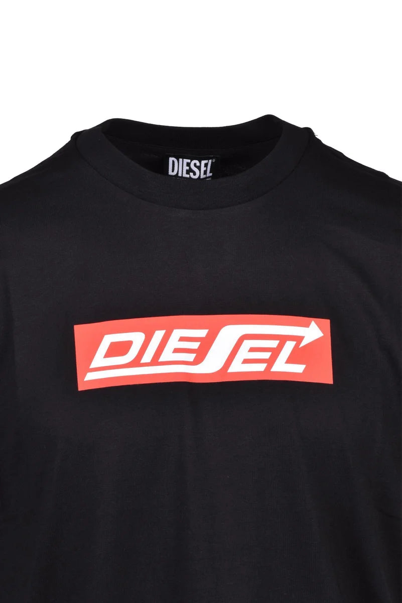 Diesel T-shirt Cotone Girocollo - Bianco