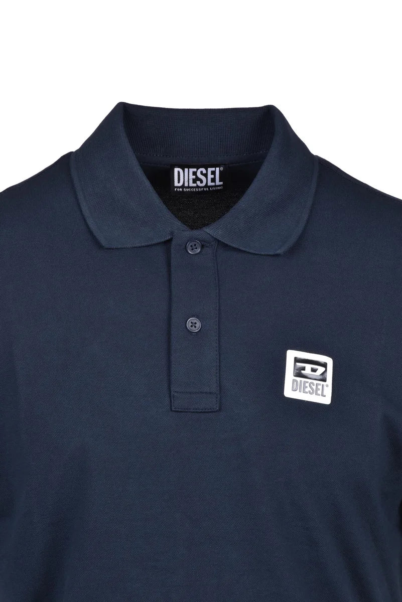Diesel Polo Manica Corta - Blu