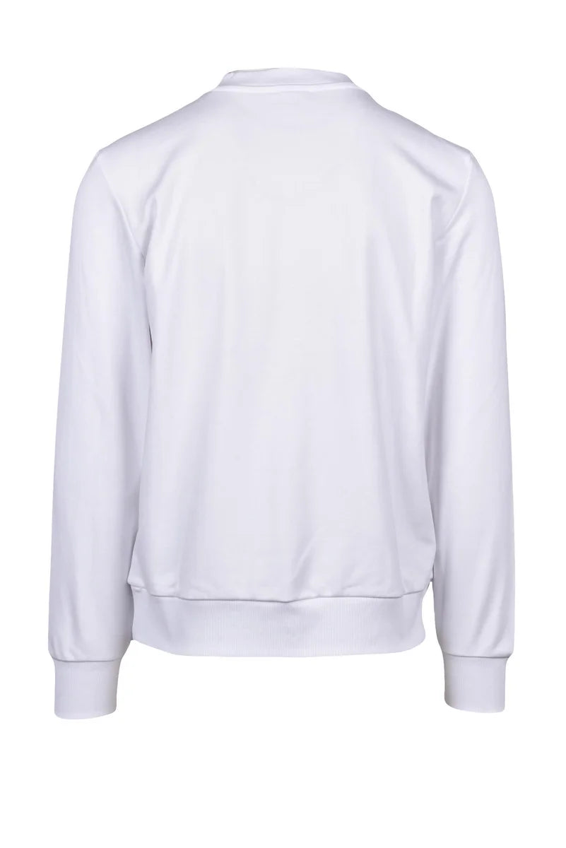 Diesel Felpa Girocollo - Bianco/Rosso
