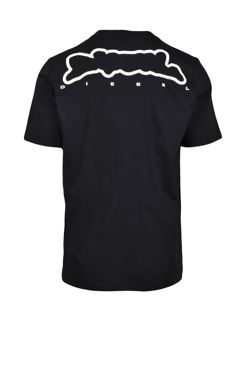 Diesel T-shirt Verde/Nera Uomo