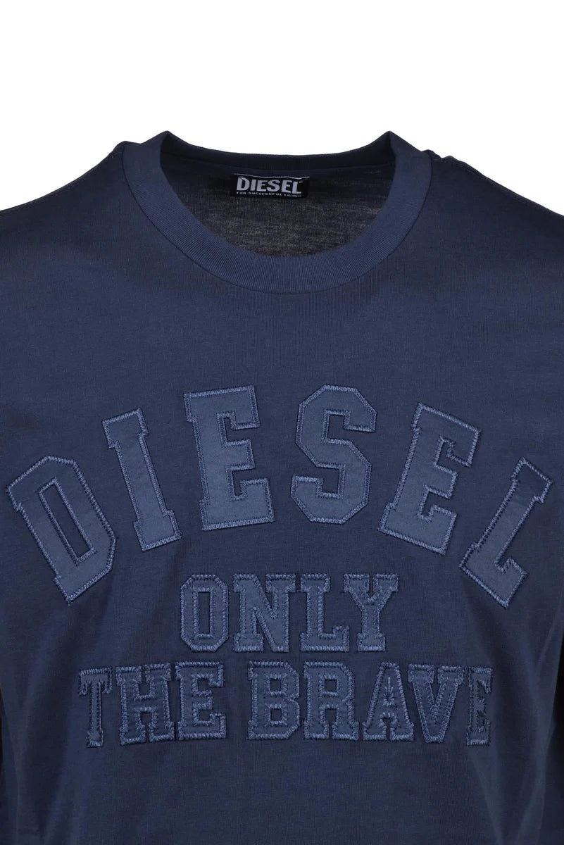 Diesel T-shirt Blu Uomo
