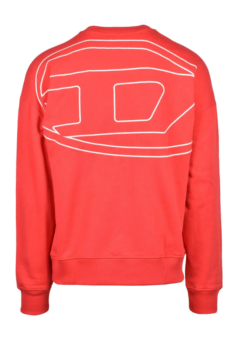 Diesel Felpa Girocollo - Rosso