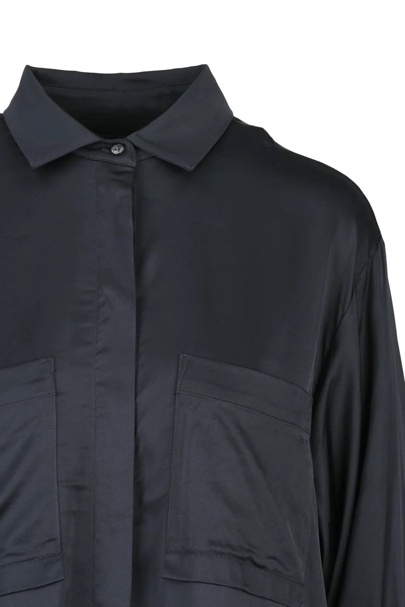 Diesel Abito Maxi Camicia - Nero