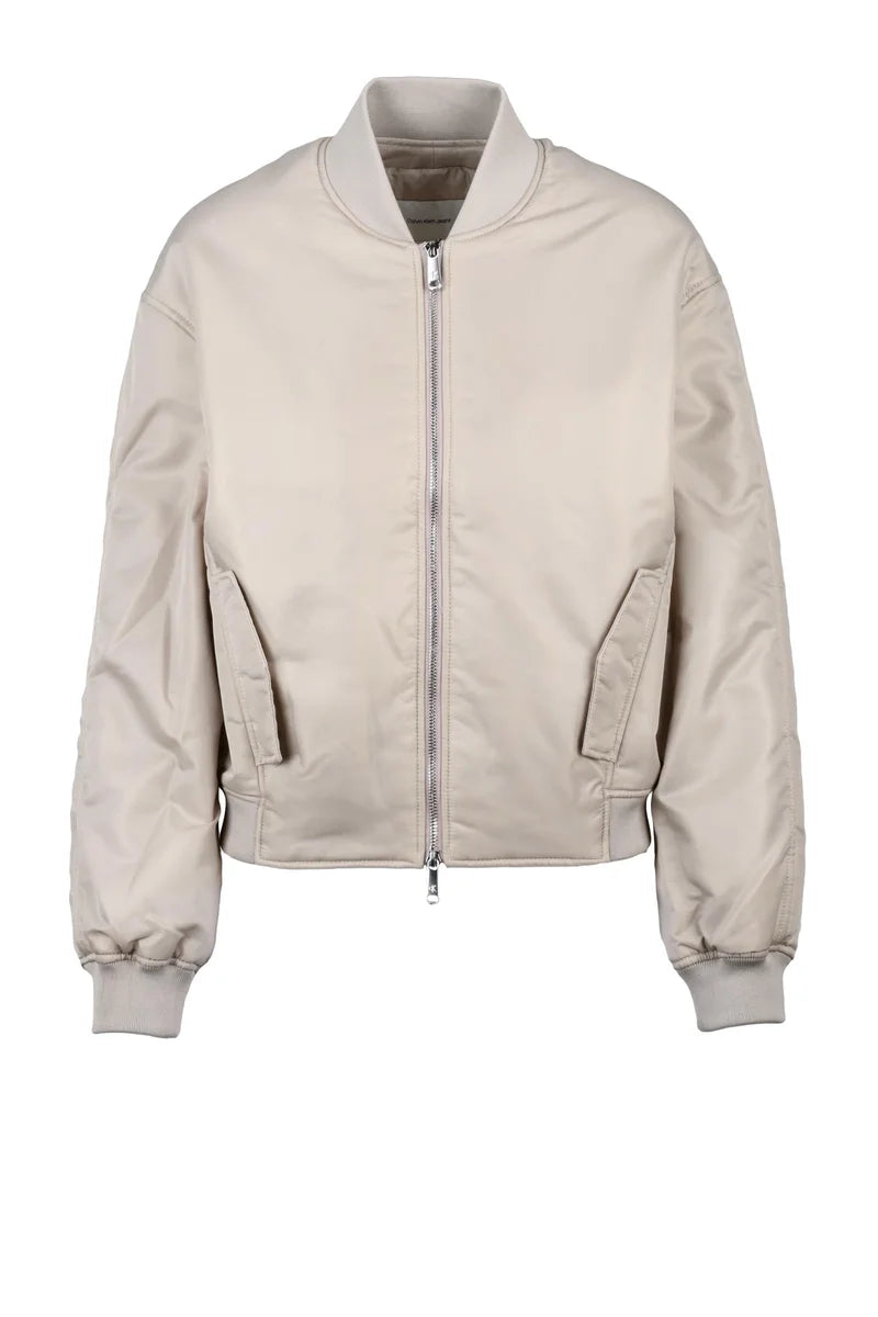 Calvin Klein Jeans Bomber - Beige