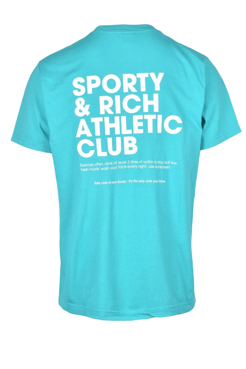 Sporty & Rich T-shirt Turchese