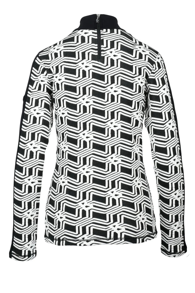 Bogner Lupetto Aderente - Nero/Bianco