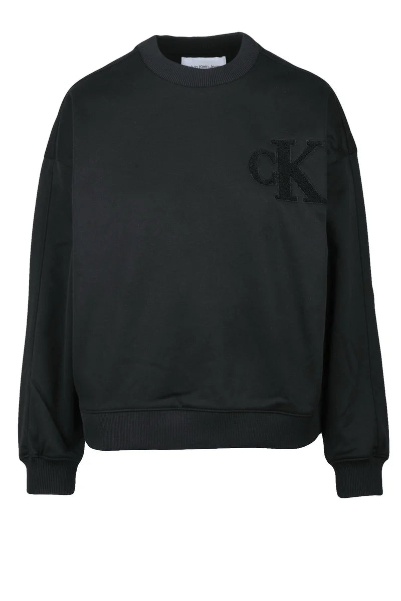 Calvin Klein Jeans Crewneck Sweatshirt - Black