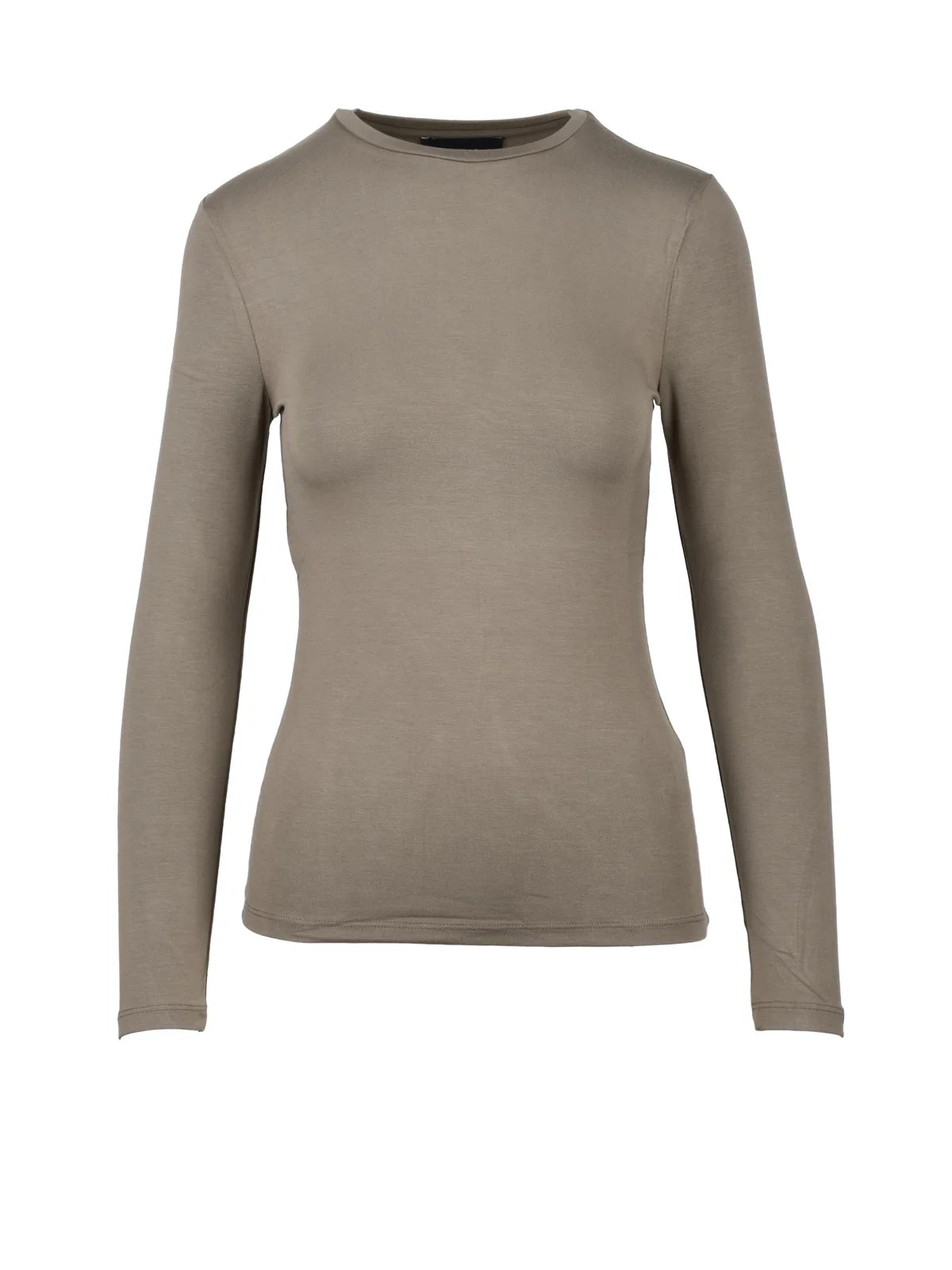Alpha Studio T-shirt Viscosa Elastan - Taupe