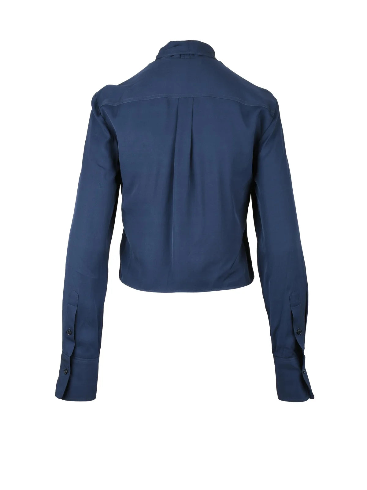 Stella McCartney Cropped Viscose Shirt - Blue