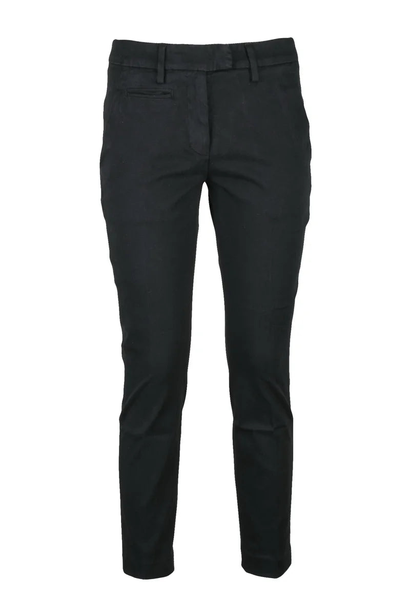 Dondup Pantalone Perfect Nero Gamba Cono