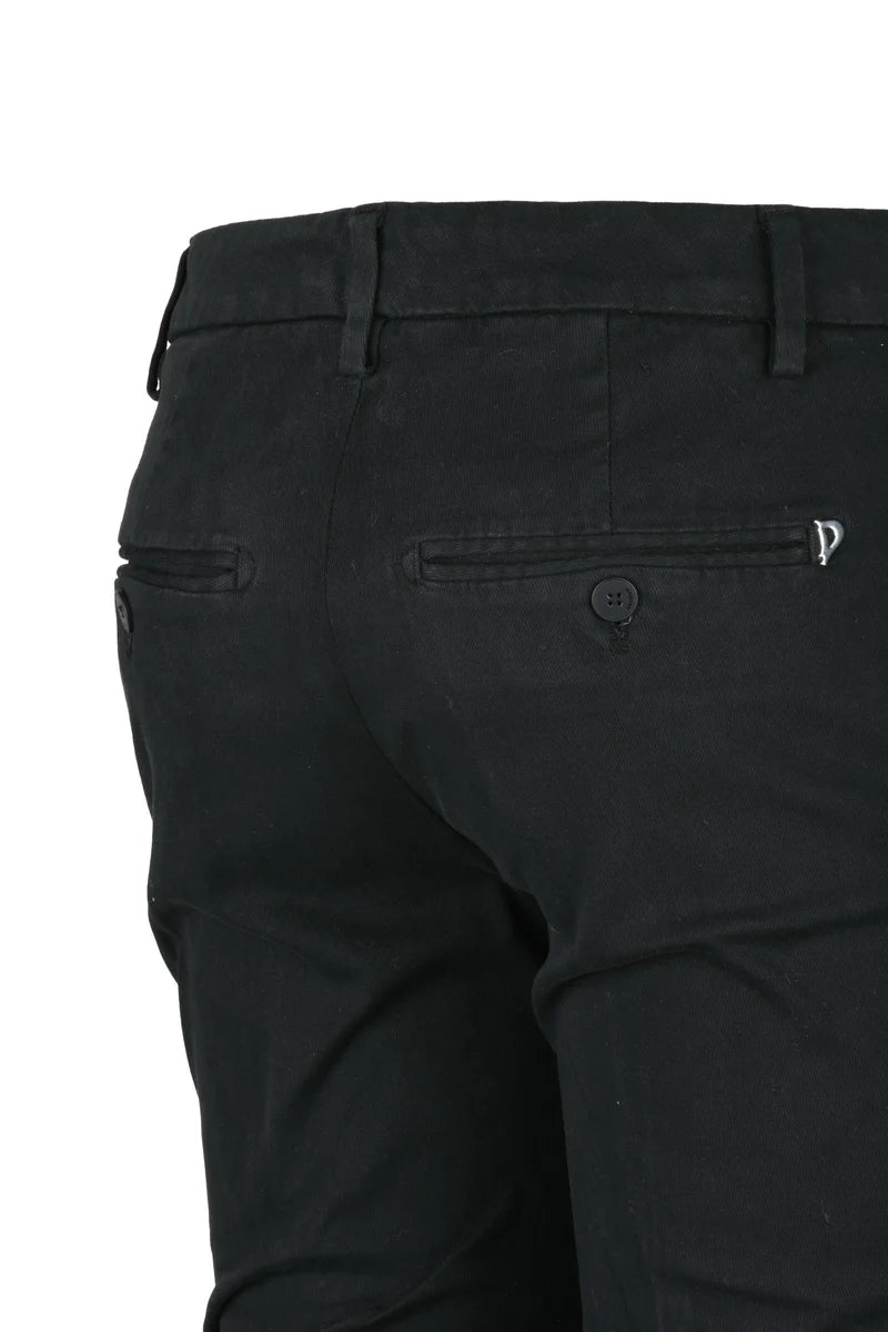 Dondup Pantalone Perfect Nero Gamba Cono