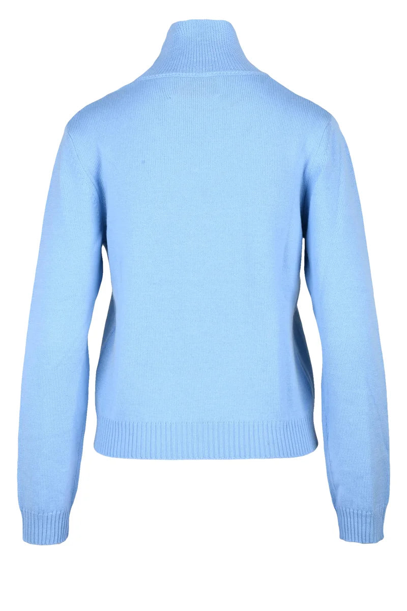Ballantyne Maglione Dolcevita - Celeste