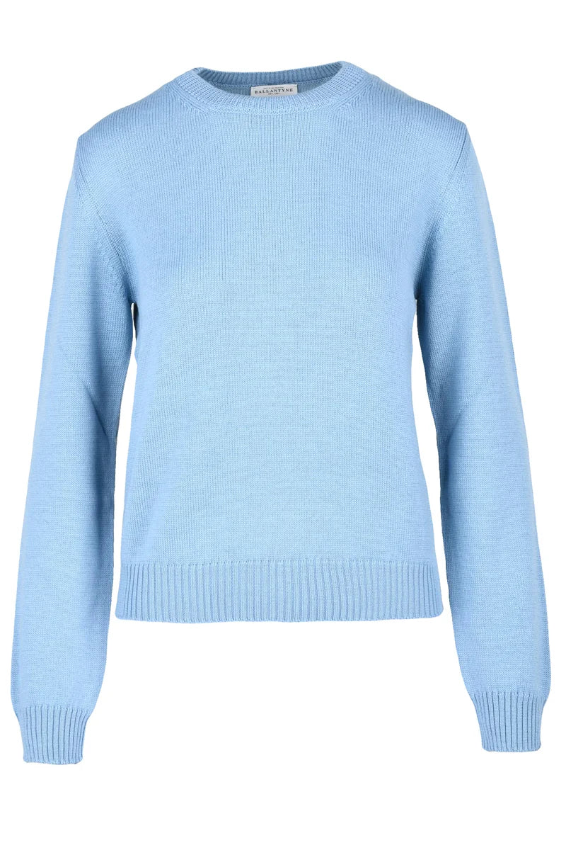 Ballantyne Maglione Girocollo - Celeste